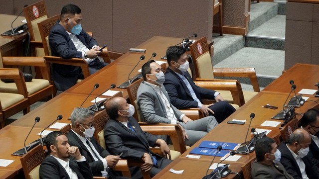 Pengesahan Rancangan Undang-Undang Tindak Pidana Kekerasan Seksual (RUU TPKS) dalam Rapat Paripurna DPR RI Ke-19 Masa Persidangan IV Tahun Sidang 2021-2022, Selasa (12/4/2022). Foto: Iqbal Firdaus/kumparan