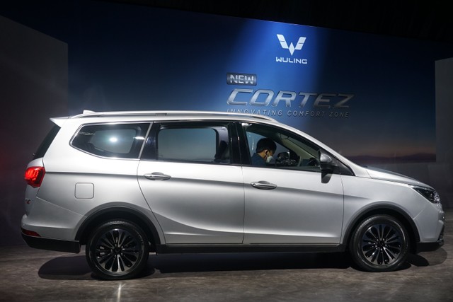 Tampilan luar Wuling Cortez Facelift. Foto: Muhammad Ikbal/kumparan