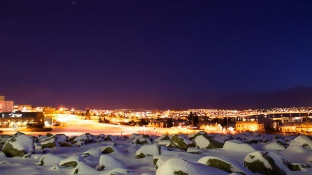 Pemukiman penduduk Islandia kala Natal tiba (Foto: Flickr/HjorturV)