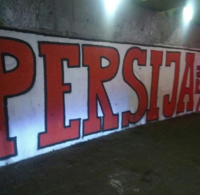 Mural Persija. (Dokumen Pribadi)