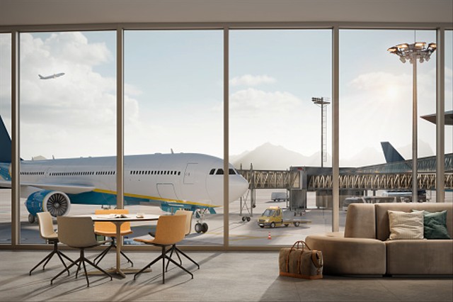 Ilustrasi terminal keberangkatan untuk penumpang Jetstar. Foto. Unsplash