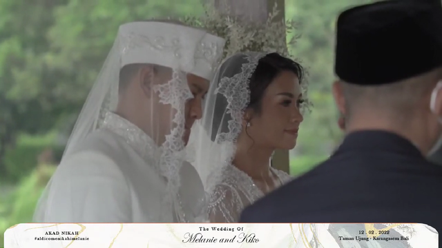 Melanie Putria resmi menikah dengan Aldico Sapardan. Foto: Youtube/Melanie Putria