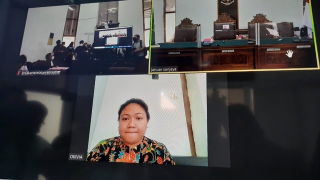 Lanjutan Sidang Olivia Nathania di Pengadilan Negeri Jakarta Selatan, Kamis (10/3/2022).
 Foto: Giovanni/kumparan