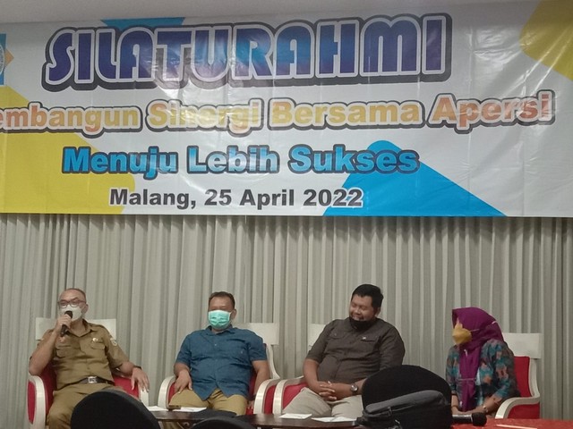 Kegiatan silaturahmi dan diskusi antara Apersi Malang bersama Pemkab Malang dan BPN Malang. Foto: M Sholeh