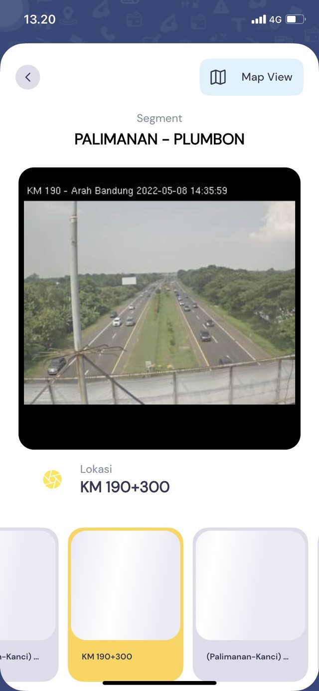 Situasi arus lalu lintas ruas tol Semarang hingga Cikampek lancar, Minggu (8/5/2022). Foto: Travoy Jasa Marga