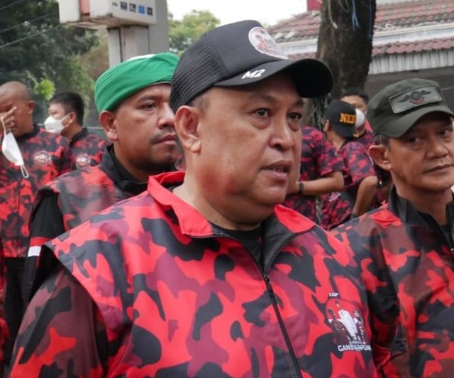 Ketua Dewan Pembina Laskar Ganjar Puan (LGP), H. Mochtar Mohamad.(Juan)