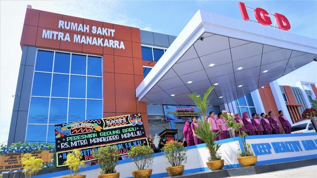 Bangunan baru RS Mitra Manakarra Mamuju. Foto: Dok. Humas Pemkab Mamuju