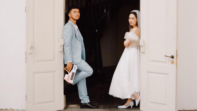 Kristo Immanuel menikah dengan Jessica Tjiu. Foto: Instagram/@kristo.immanuel