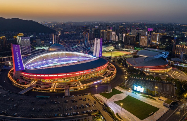 Huanglong Sports Centre Stadium. Foto: Facebook/19thAGHZ2022