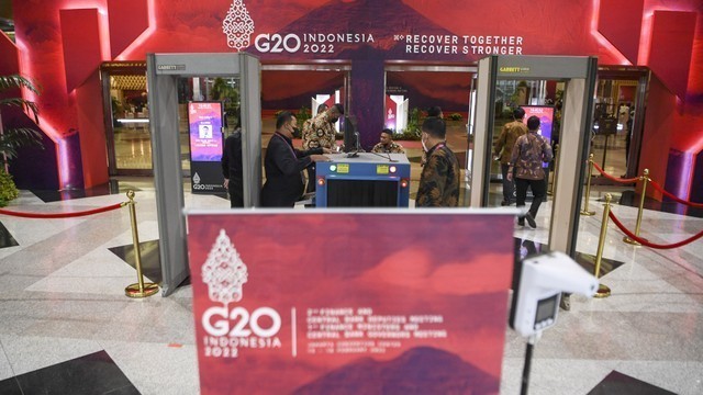 Ilustrasi G20 Indonesia. Foto: ANTARA FOTO/M Risyal Hidayat