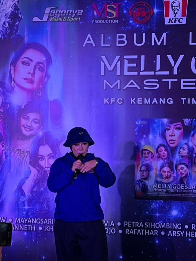 Konferensi pers launching album Melly Goeslaw Masterpieces. Foto: Alexander Vito/kumparan