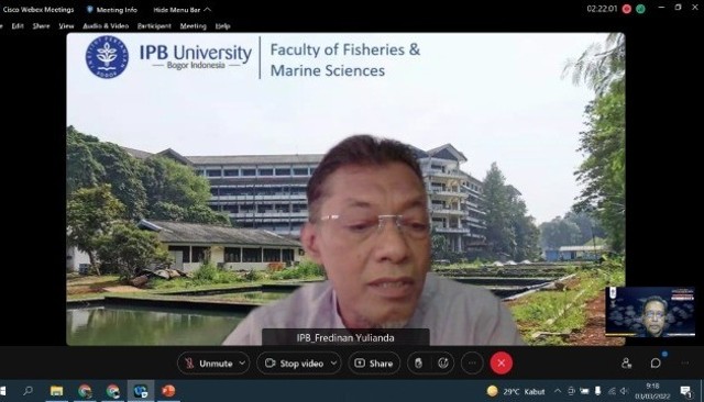 FPIK IPB University Berkolaborasi dengan Fakultas Ilmu Perikanan dan Pangan University Malaysia Trengganu Gelar Webinar