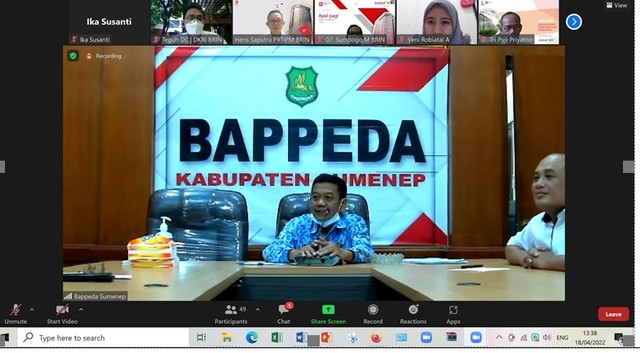 Ilustrasi Pertemuan dengan Bappeda Kab. Sumenep
