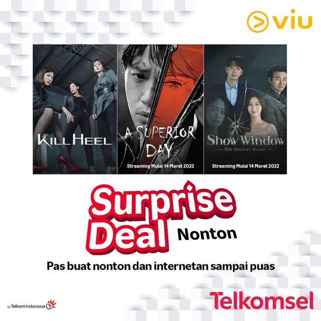 Telkomsel surprise deal nonton. Foto: Instagram/@telkomsel