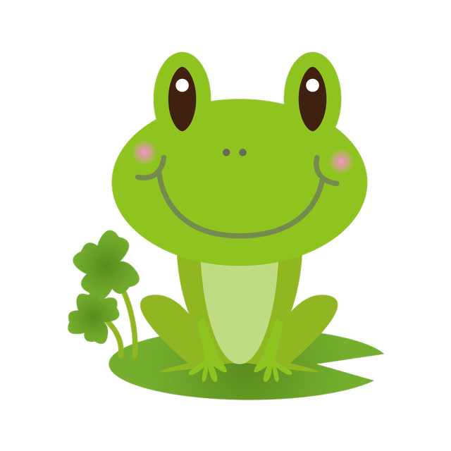 https://pixabay.com/id/illustrations/katak-hijau-hujan-kartun-imut-4048728/