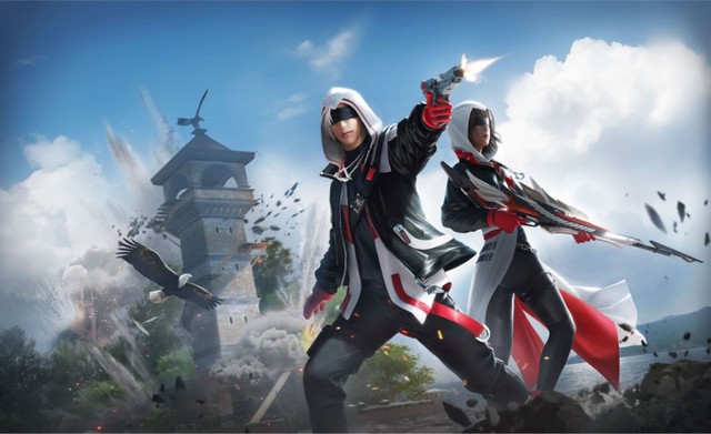 Ilustrasi Skin Karakter Assassins Creed Di Dalam Game. (Foto: Website Resmi Free Fire Garena)