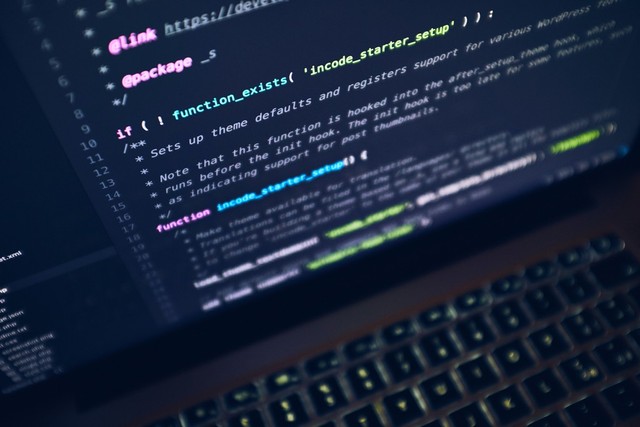 Ilustrasi coding. Foto: Luca Bravo/Unsplash