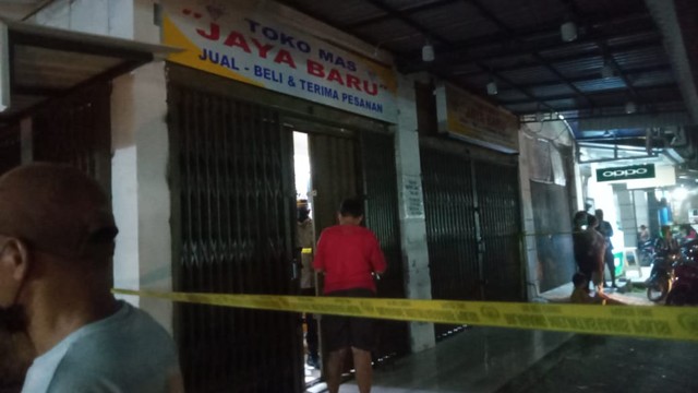 Toko Emas di Pasar Kemis, Kabupaten Tangerang, dirampok. Foto: Dok. Istimewa