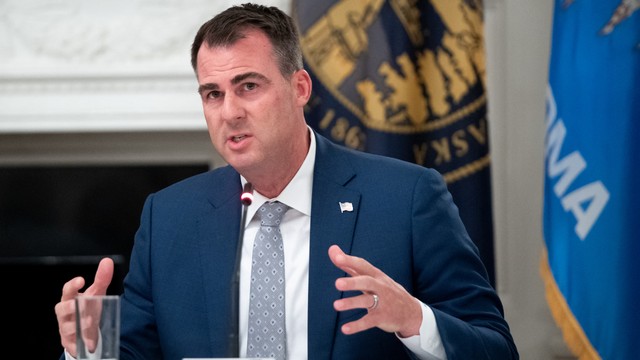 Gubernur Oklahoma Kevin Stitt. Foto: Saul Loeb/AFP