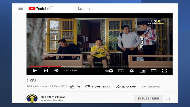 Gambar: Kanal YouTube BPHNTV Official.