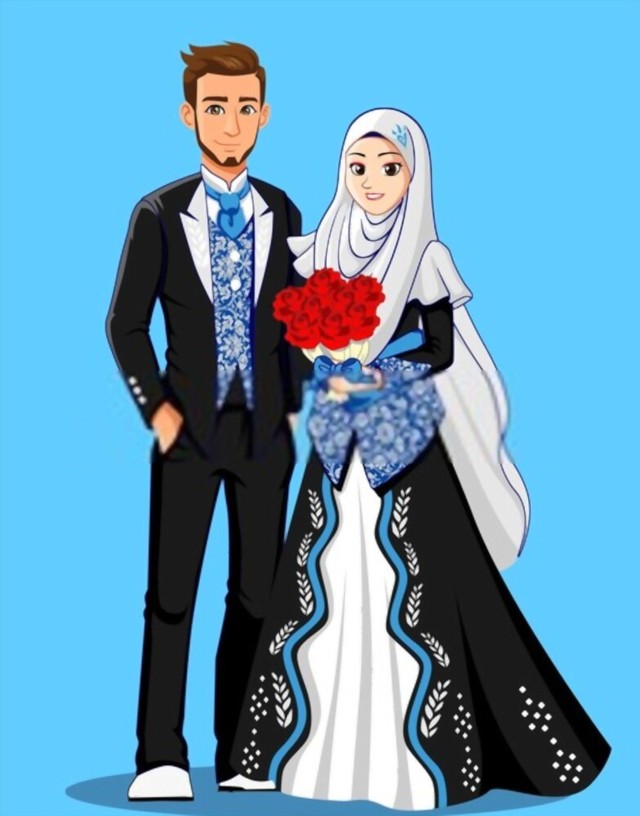 ilustrasi kartun taaruf pernikahan.shutterstock.com