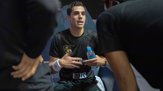 Ali Farag, atlet squash asal Mesir. Foto: Pedro Costa Gomes/CIB