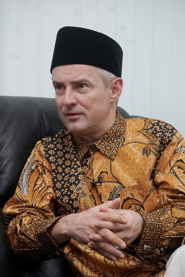 Duta Besar Ukraina untuk Indonesia, Vasyl Hamianin. Foto: Iqbal Firdaus/kumparan