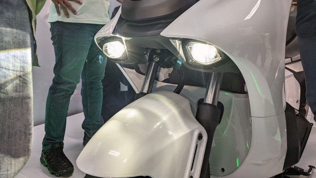 Yamaha E01 diperkenalkan untuk dilakukan tes pasar dan uji coba di Indonesia. Foto: Sena Pratama/kumparan