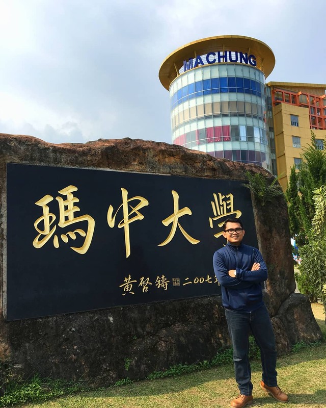 Dede Sudrajattulloh saat berada di Universitas Ma Chung. Foto: dok