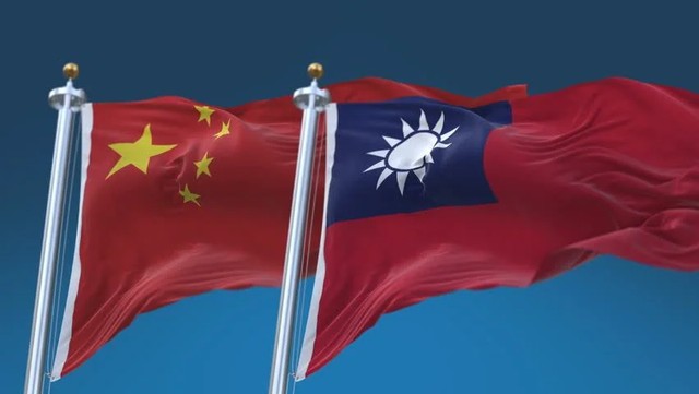 Bendera China dan Taiwan. Sumber: shutterstock