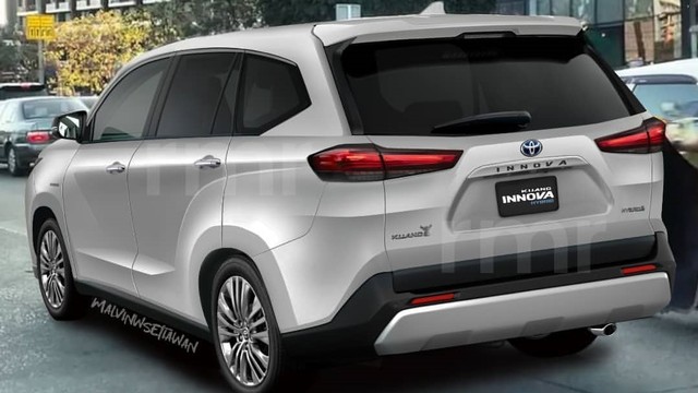 Terkaan Toyota Kijang Innova hybrid terbaru. Foto: Instagram/@rafimuamar40 & @malvinwsetiawan 