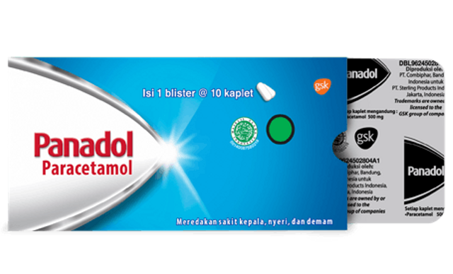 Varian panadol biru atau panadol Reguler. Foto: Laman Resmi Panadol