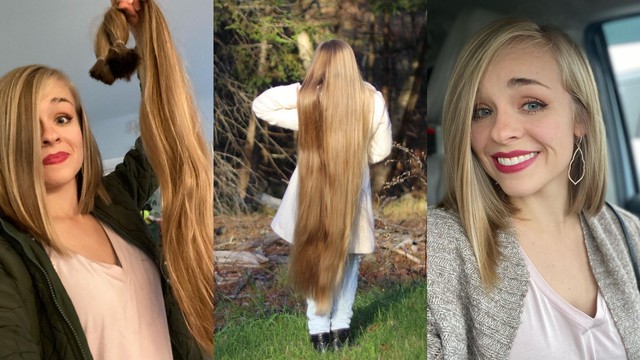 Dulu Viral Disebut Rapunzel, Perempuan Ini Potong Rambut setelah 19 Tahun. Foto: dok. Instagram @08vanessa.r
