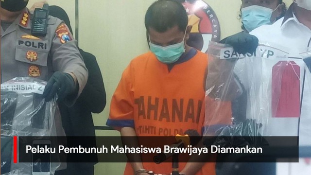 Video: Pelaku Pembunuhan Mahasiswa Brawijaya Diamankan