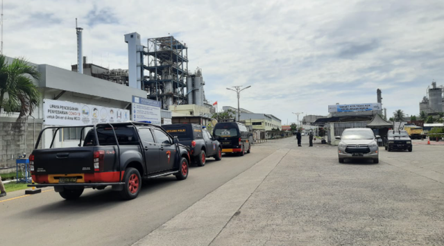 Suasana PT MCCI di Cilegon usai terjadinya ledakan (Ist)