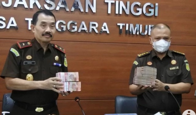 Kejati NTT Sita Uang Hasil Korupsi Proyek Pembangunan MBR Sebesar Rp ...