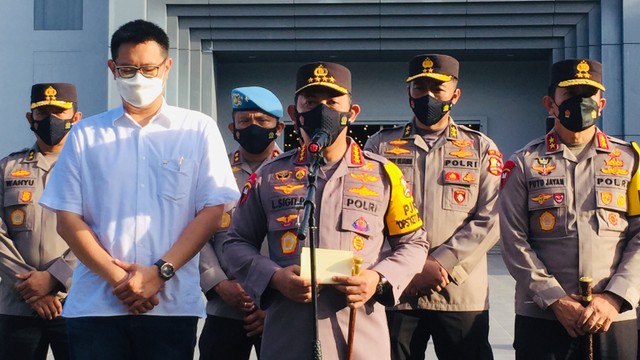 Kapolri Jenderal Listyo Sigit Prabowo meninjau kawasan Garuda Wisnu Kencana, Bali, Kamis (5/5/2022). Foto: Denita BR Matondang/kumparan