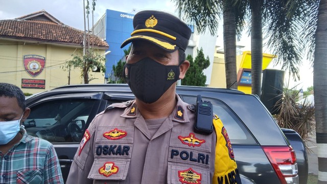 Kabag Ops Polresta Bandar Lampung Kompol Oskar. | Foto: Bella Sardio /Lampung Geh