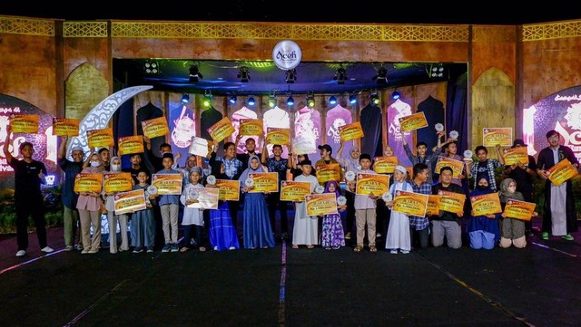 Para pemenang lomba dalam kegiatan Aceh Festival Ramadhan 2022. Foto: Disbudpar