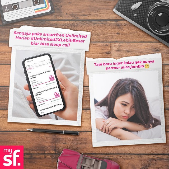 Cara mengatasi paket Smartfren unlimited lemot. Foto: smartfrenwolrd Instagram