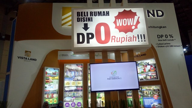 Indonesia Properti Expo menawarkan rumah dengan DP 0 Persen. Foto: Resya Firmansyah/kumparan
