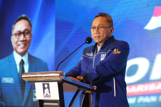 Ketua Umum Partai Amanat Nasional (PAN) Zulkifli Hasan menghadiri Kongres VI Barisan Muda Penegak Amanat Nasional (BM PAN) yang diselenggaran di Hotel Aston, Sentul, Kabupaten Bogor. Foto: Dok. PAN