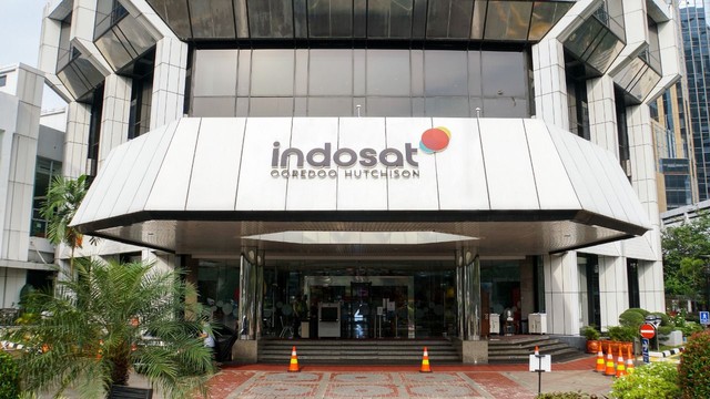 Kantor pusat Indosat Ooredoo Hutchison di Jakarta. Foto: Dok. Indosat Ooredoo Hutchison
