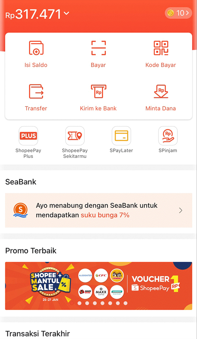 Ilustrasi ShopeePay. Foto: Pusat Bantuan Shopee.