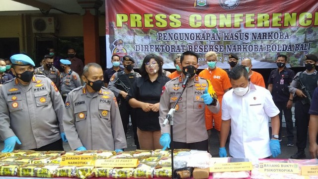 Kasus Narkoba Terbesar Diungkap Polda Bali, Barang Bukti Senilai Rp 56 ...