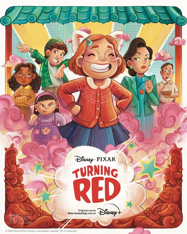 Poster film Turning Red. Foto: Instagram/@pixarturningred
