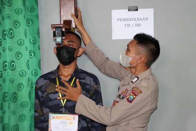 Tampak salah satu Casis sedang mengikuti seleksi