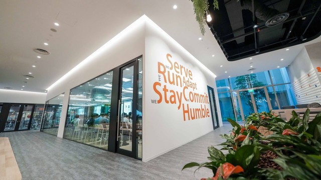 Suasana kantor Shopee Singapura. Foto: Shopee