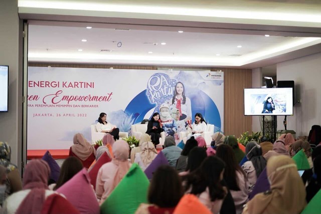 PT Pertamina Lubricants (PTPL) menyelenggarakan sharing session bertajuk Energi Kartini: Women Empowerment "Mendorong Kepemimpinan Perempuan di Pertamina Lubricants Sebagai Wujud Implementasi Kesetaraan Gender di Lingkungan Kerja" pada Selasa, (26/4). Foto: Dok. Pertamina