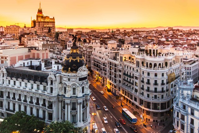 Ilustrasi Kota Madrid, Spanyol. Foto: Matej Kastelic/Shutterstock